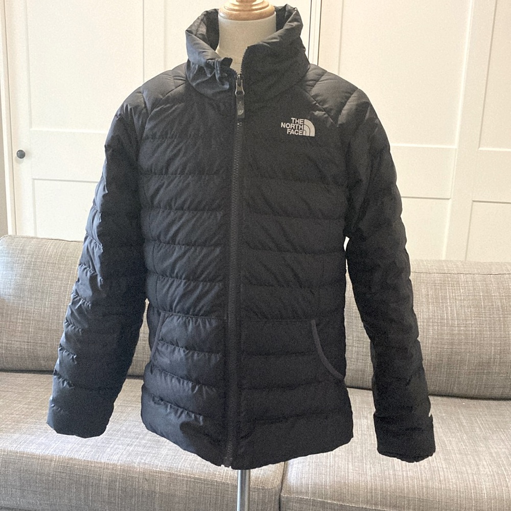 North Face 550 Down Jacket Girls Large Gotham Puffer Coat